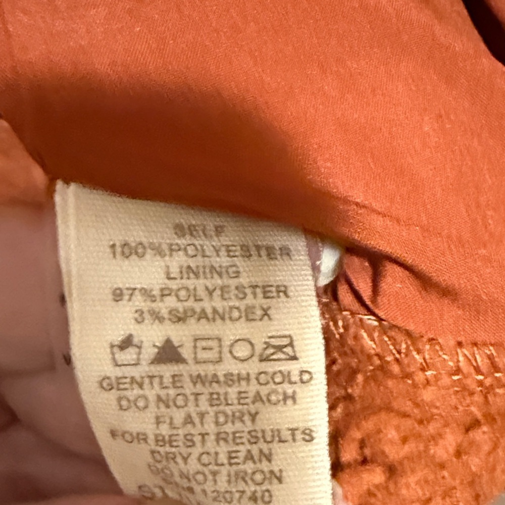 Mystree Teddy Fleece Jacket in Warm Rust​ - Picture 9 of 9